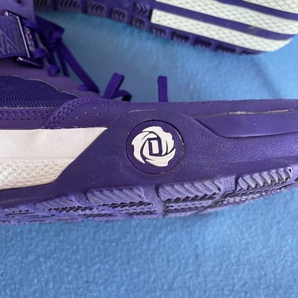 Adidas Rose 773 Bounce Size 17 Purple F37116 - Picture 8 of 9